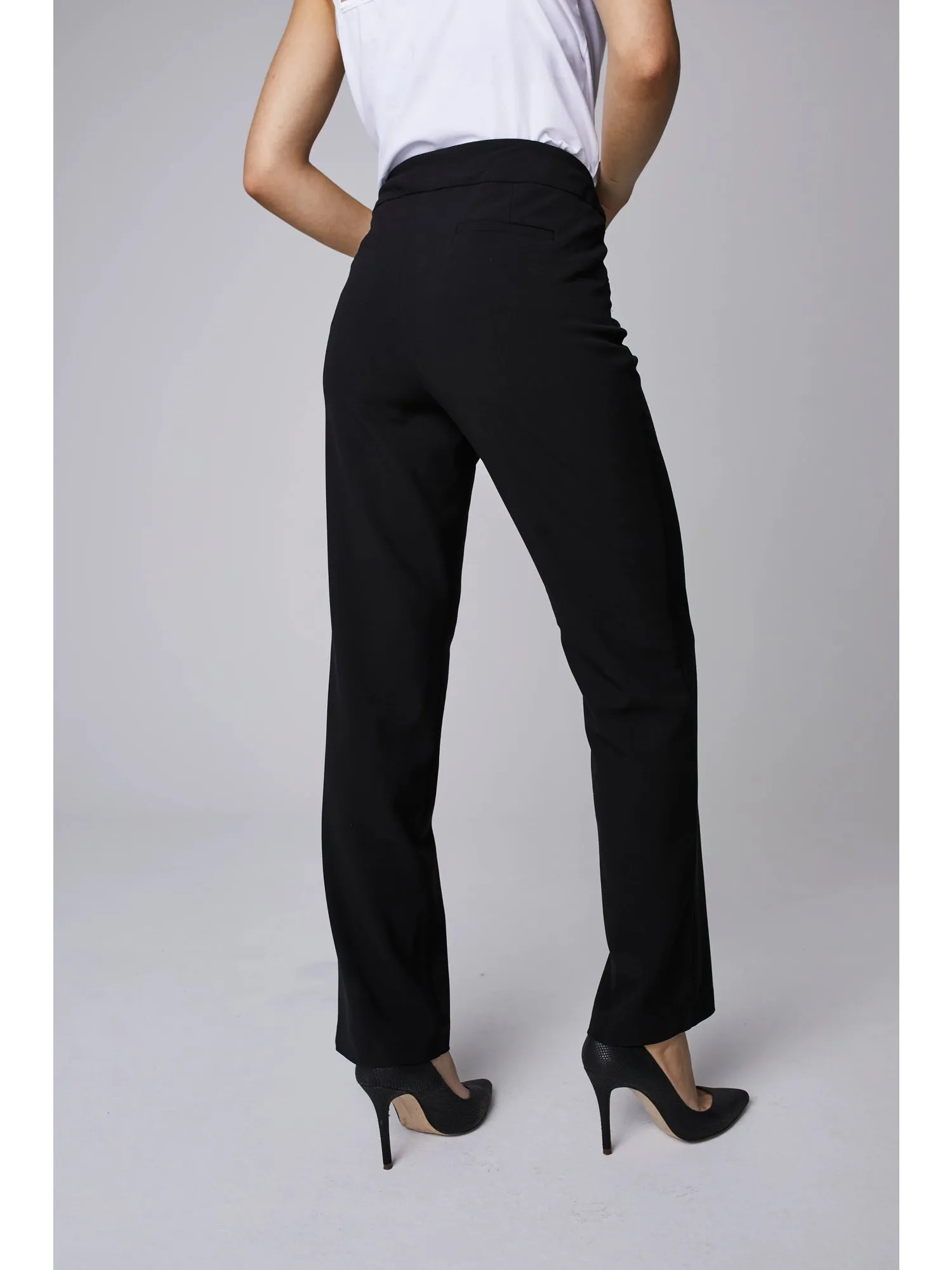 Roz & Ali Secret Agent Tummy Control Pants Cateye with Rivets - Short Length
