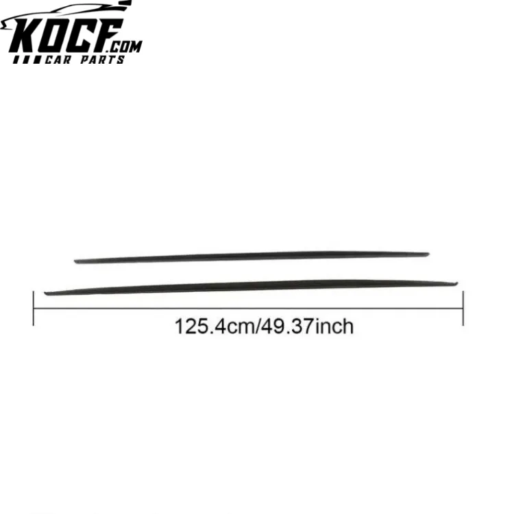 S Class Carbon Car Side Skirts Extensions for Mercedes Benz S500 S63 S65 AMG Sedan 4-Door 14-18