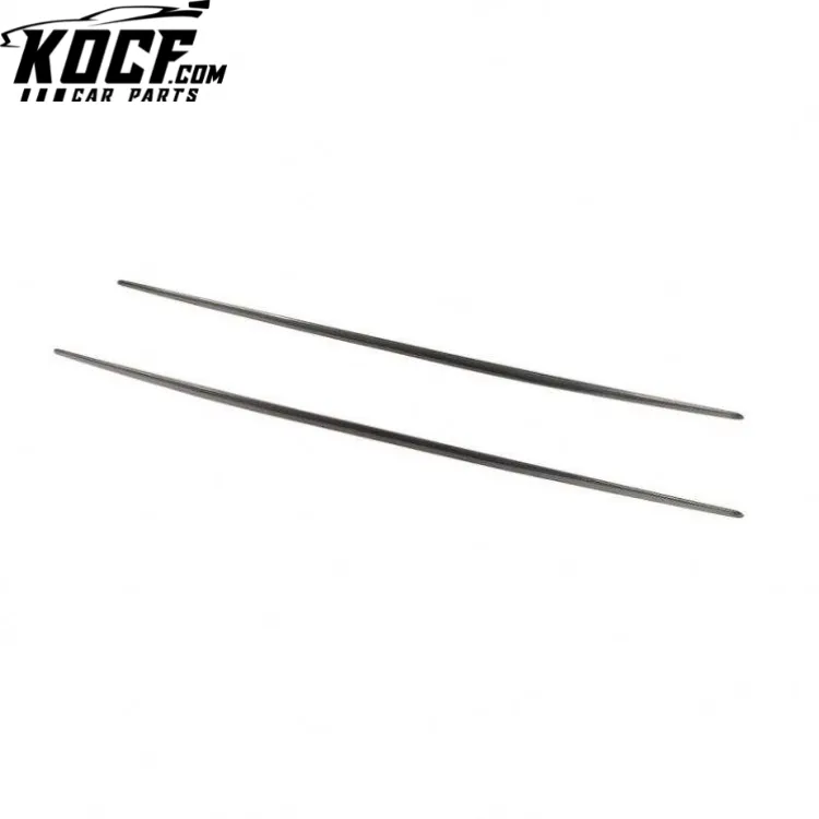 S Class Carbon Car Side Skirts Extensions for Mercedes Benz S500 S63 S65 AMG Sedan 4-Door 14-18