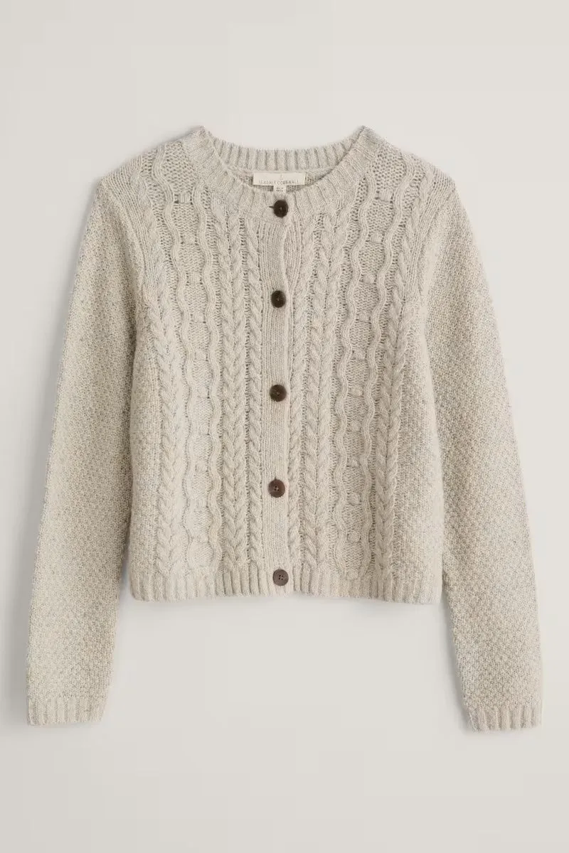 Seasalt Tressa Cable Knit Cardigan