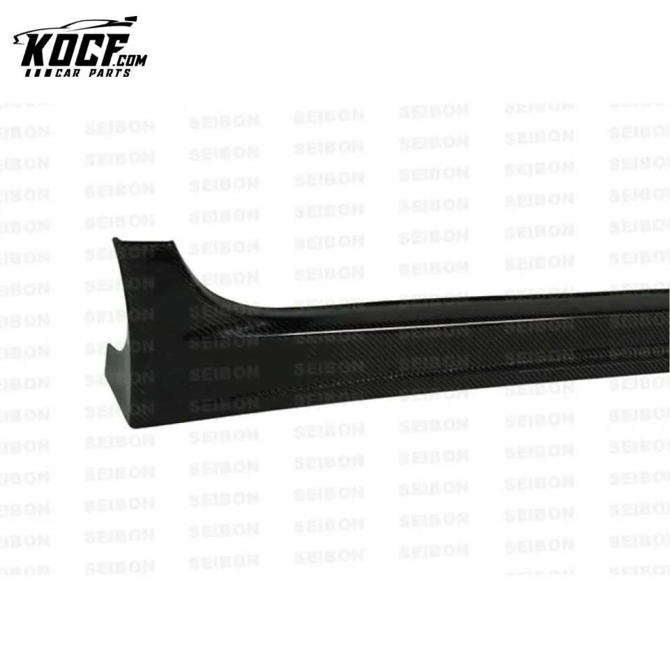 Seibon VR-STYLE CARBON FIBER SIDE SKIRTS FOR 2008-2015 MITSUBISHI LANCER EVO X