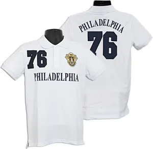 SHPH01W Polo Shirt Philadelphia 76 WHITE