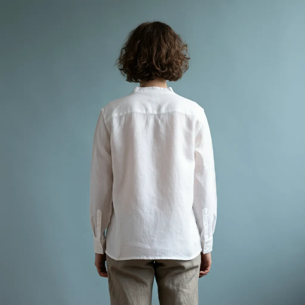 SIGNATURE Custom Monogram Linen Shirt for Women | Pure Linen