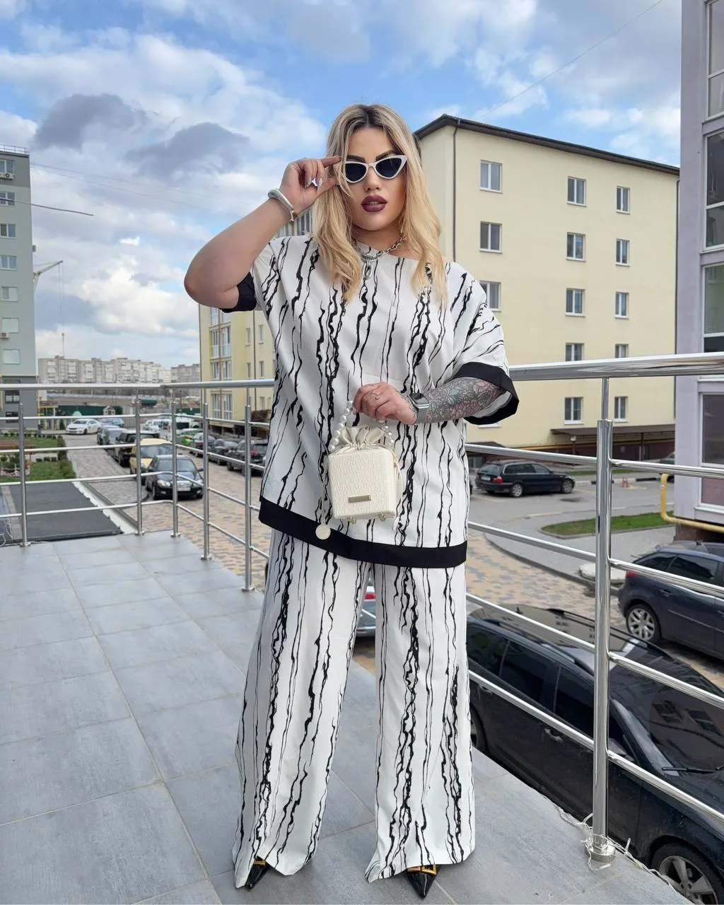 Silk loose fit set