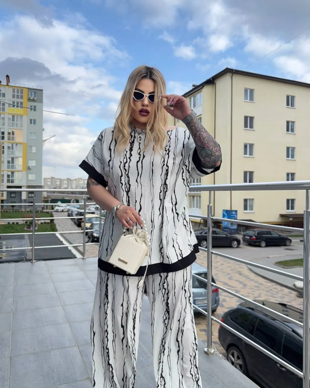 Silk loose fit set