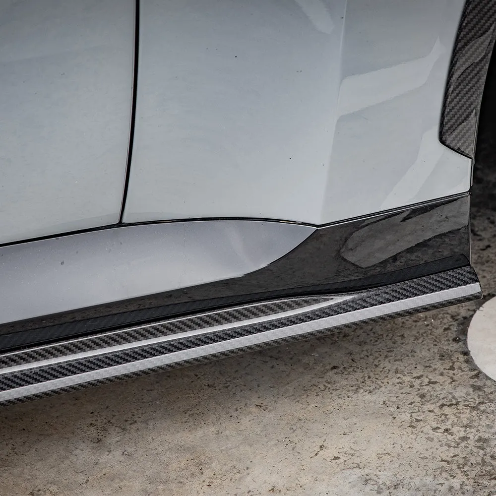 SOOQOO USA Side Skirts for BMW 2 Series M240i 230i G42 Pre-preg Carbon Fiber