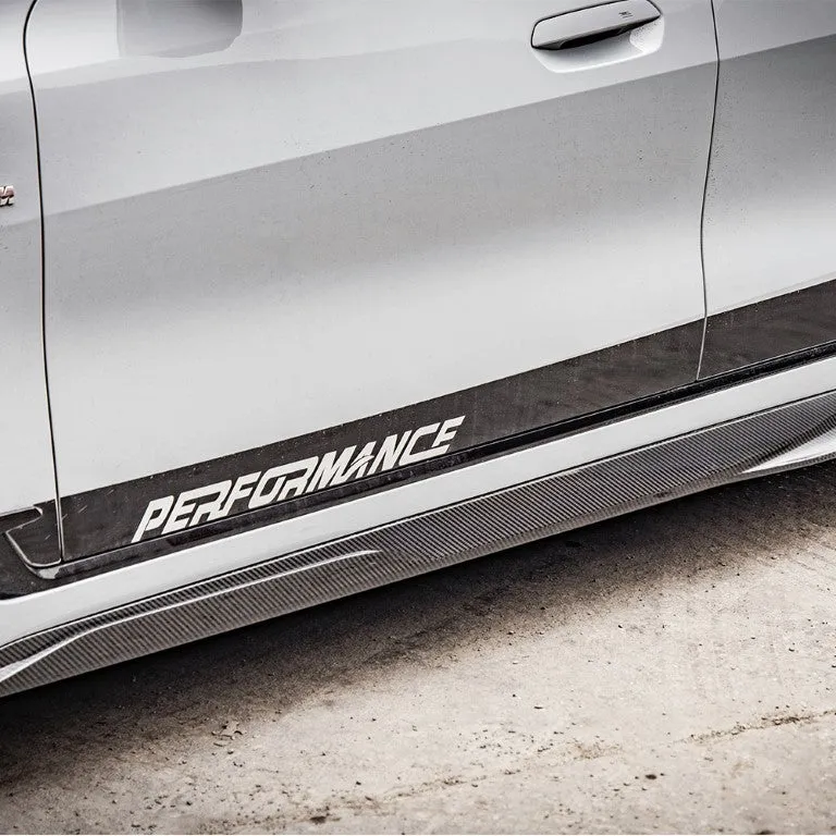SOOQOO USA Side Skirts for BMW 4 Series Gran Coupe M440i 430i G26 Pre-preg Carbon Fiber