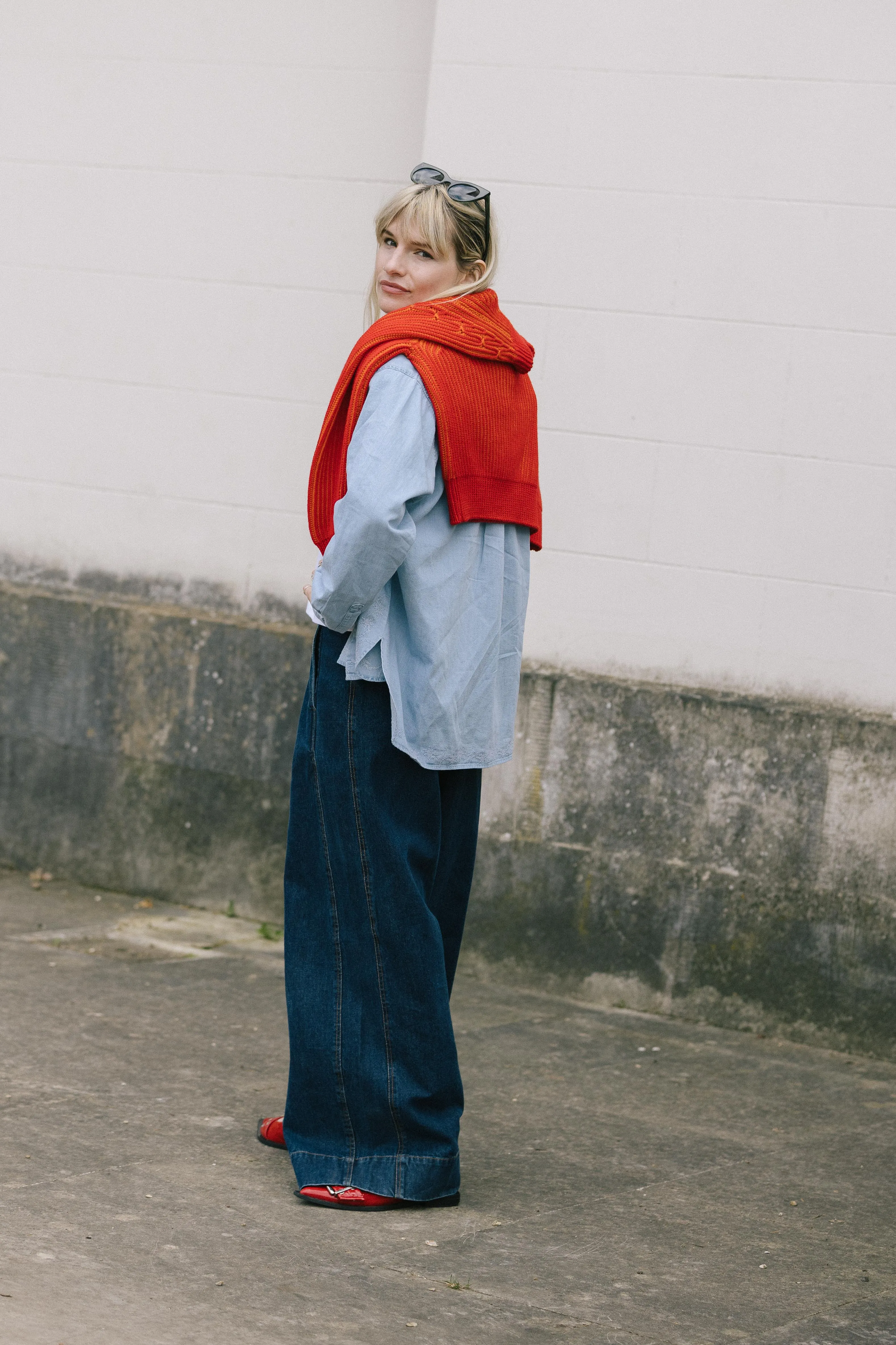 Stella Denim Blouse