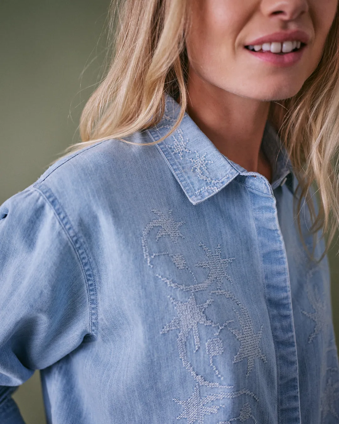 Stella Denim Blouse