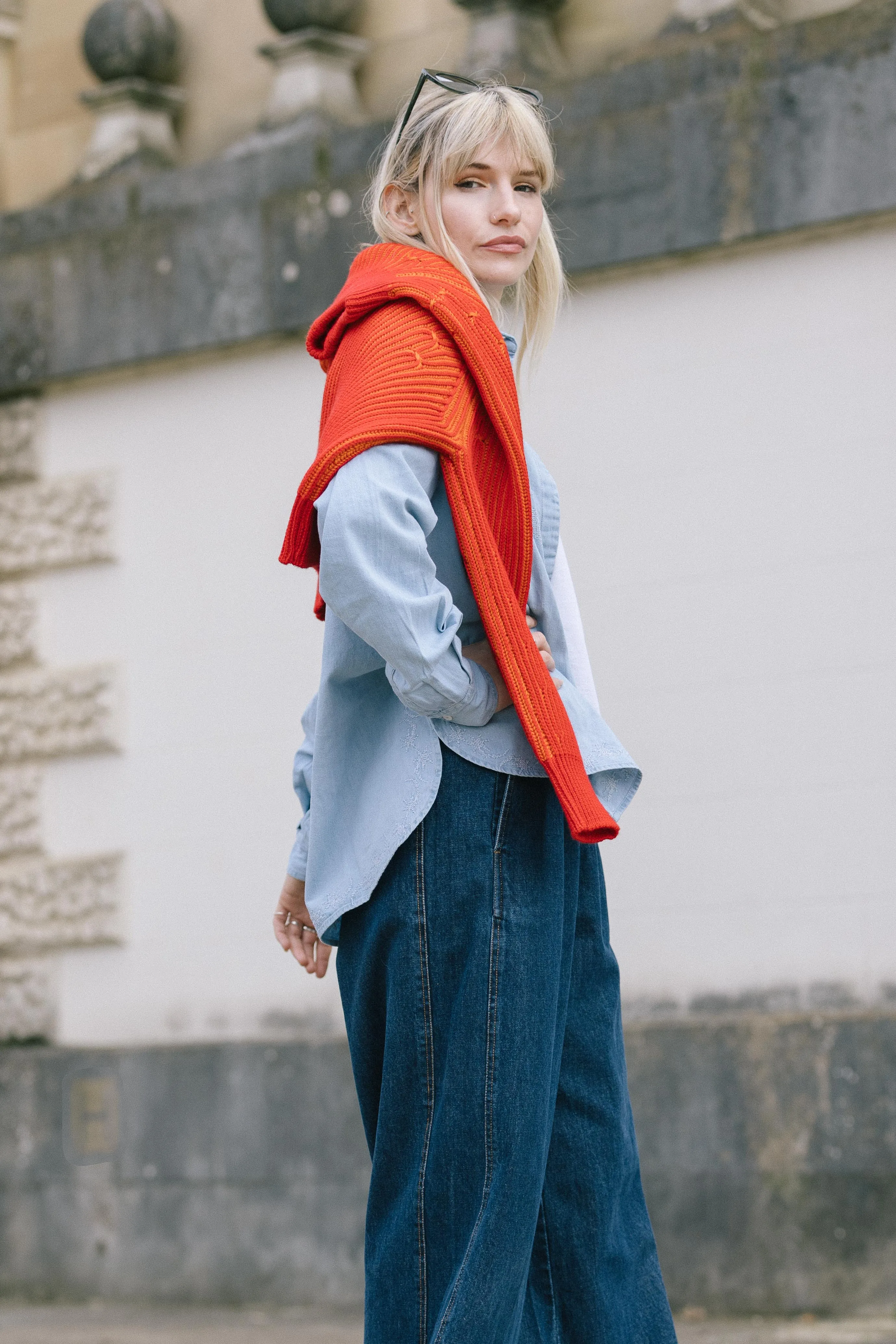 Stella Denim Blouse