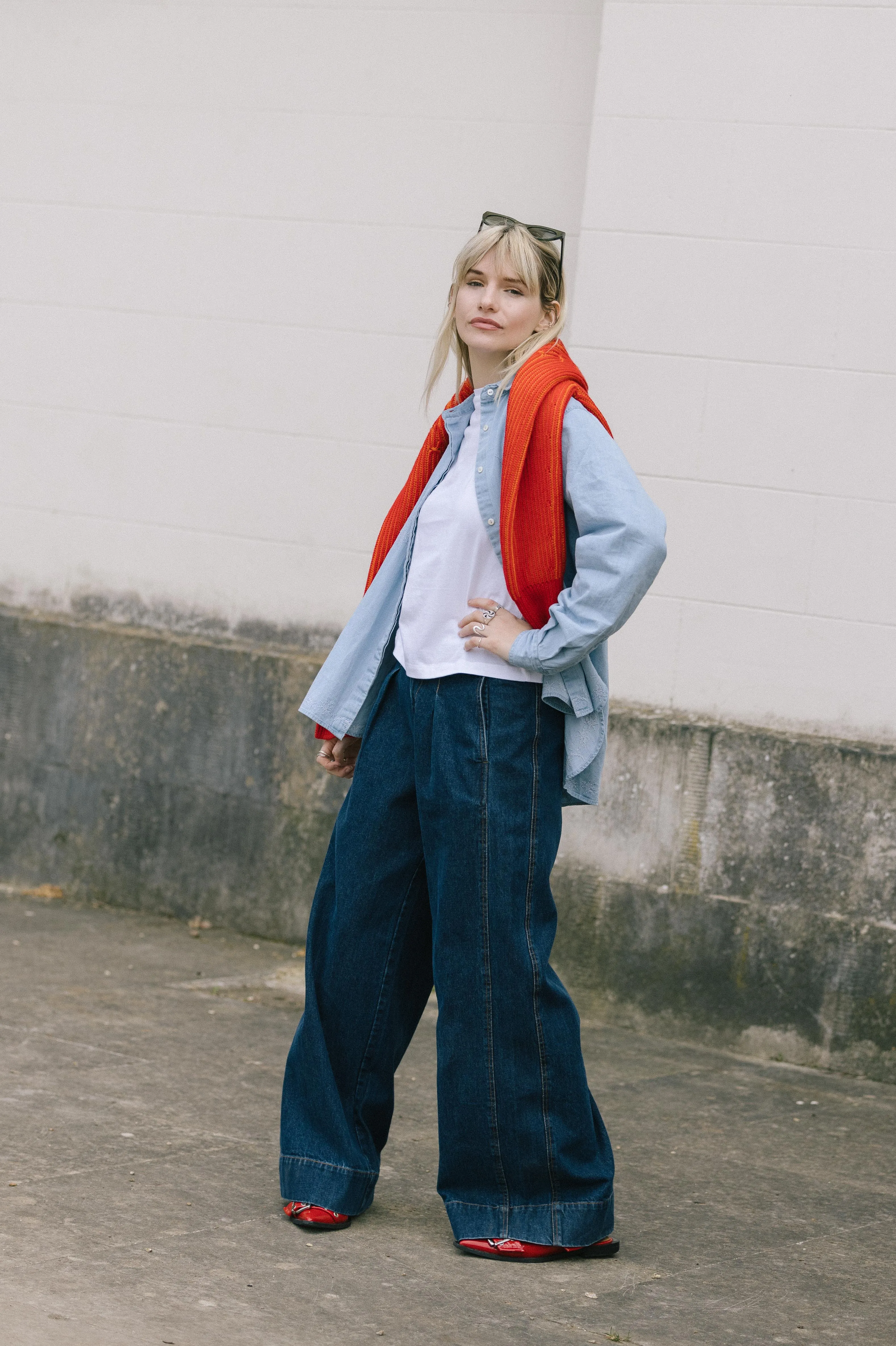 Stella Denim Blouse