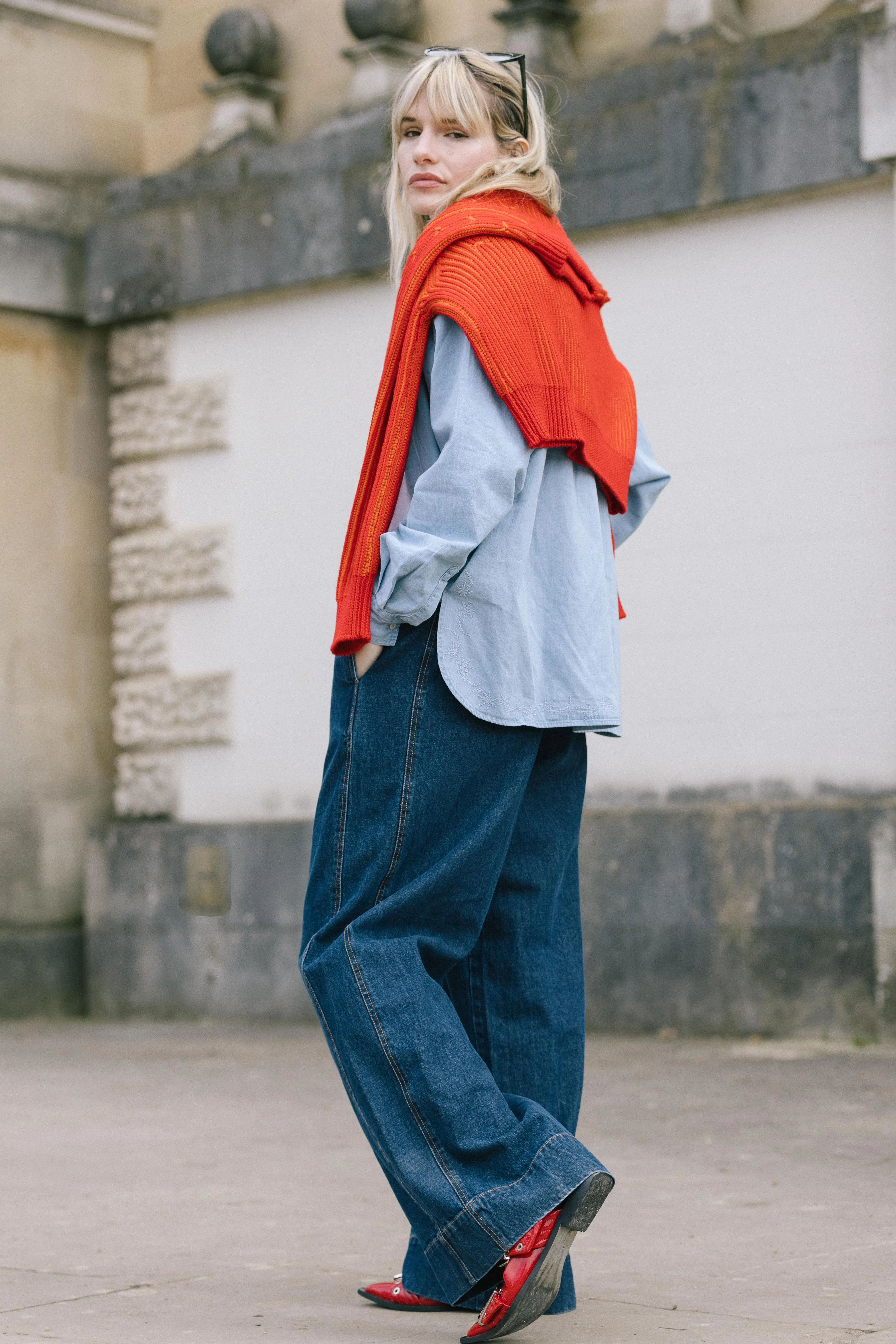 Stella Denim Blouse