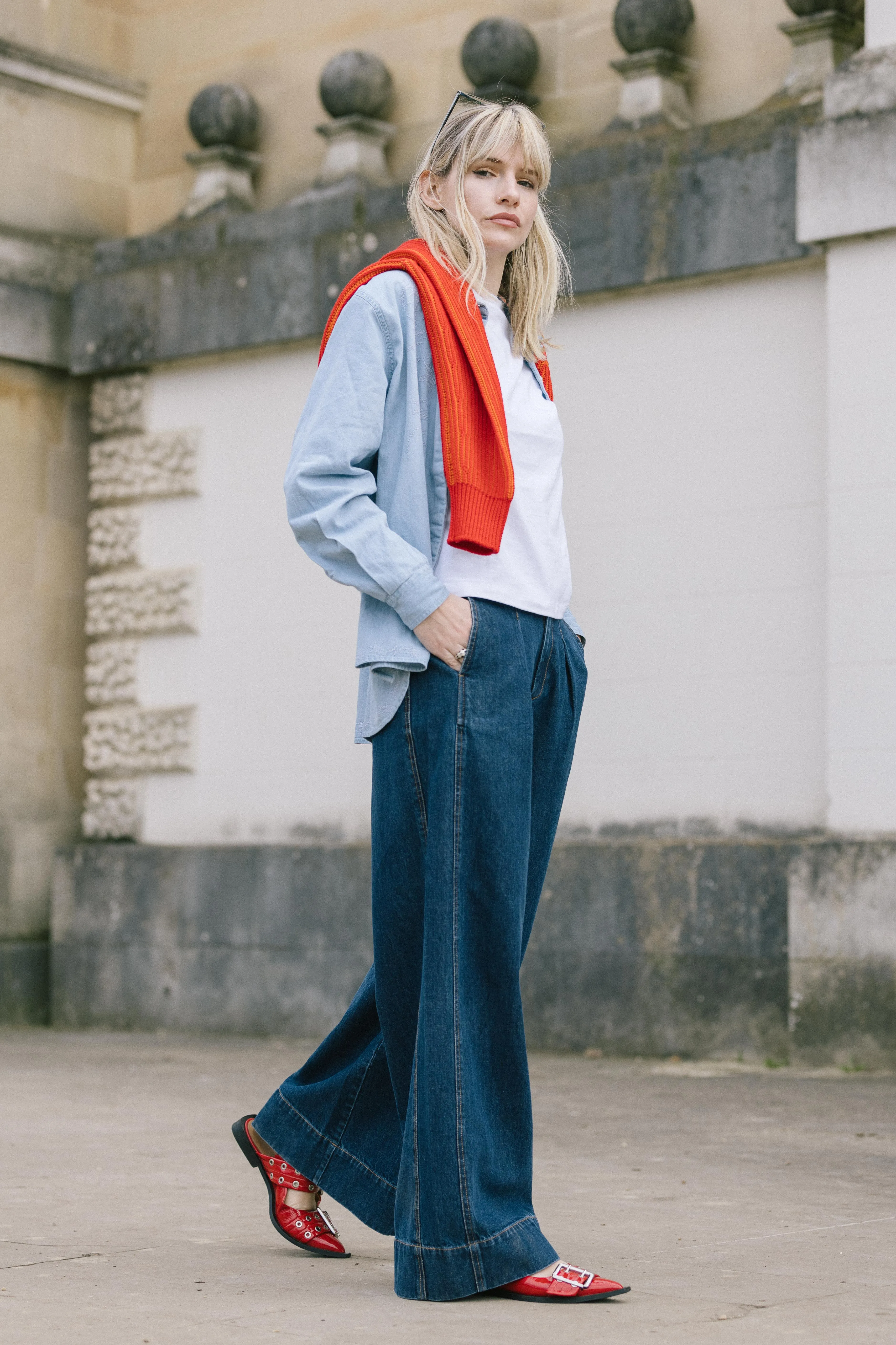 Stella Denim Blouse