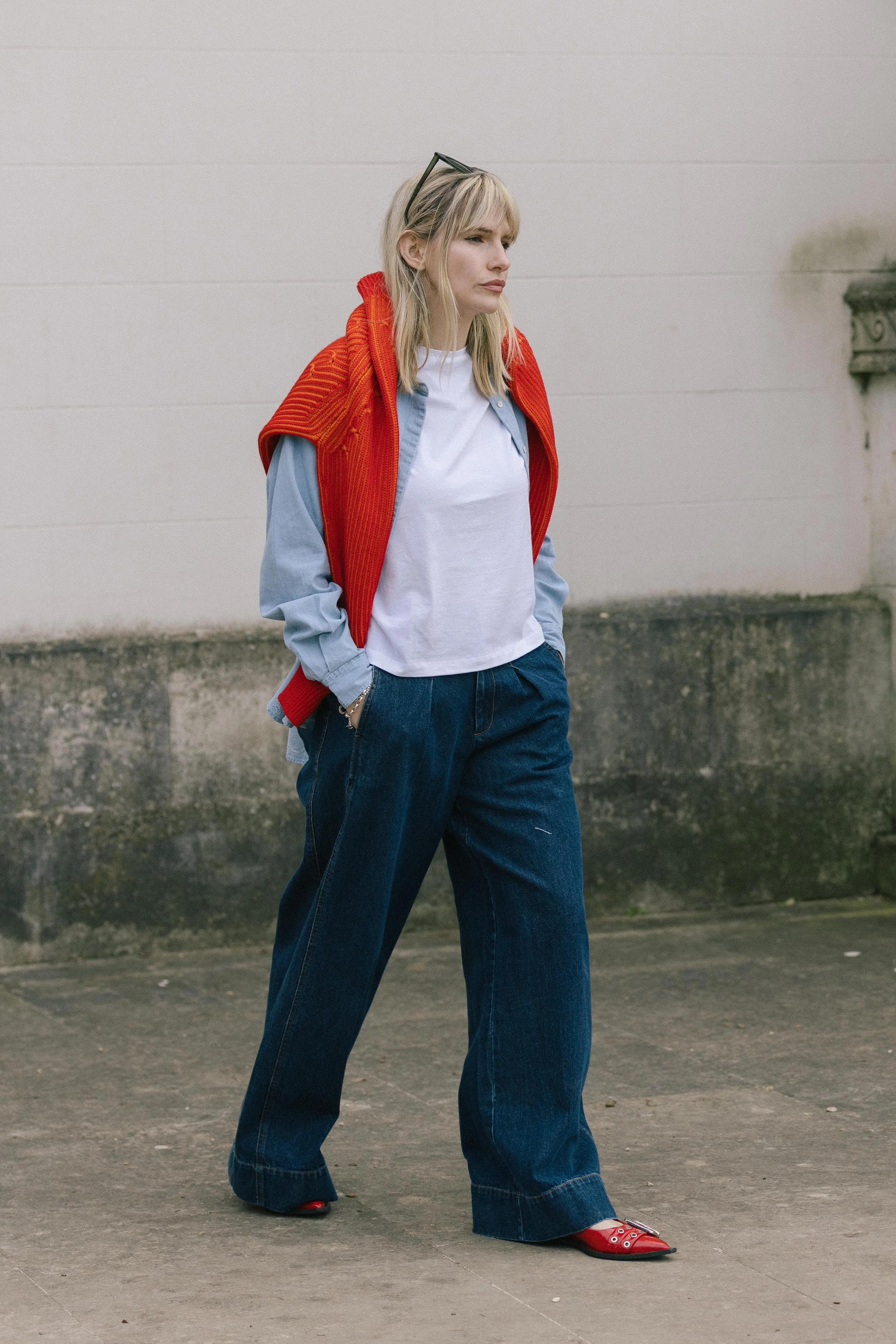 Stella Denim Blouse