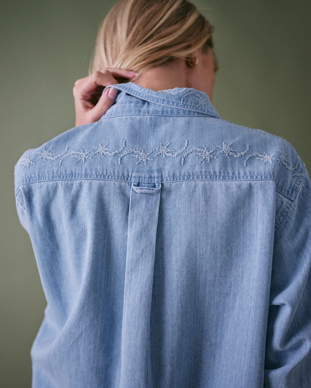 Stella Denim Blouse