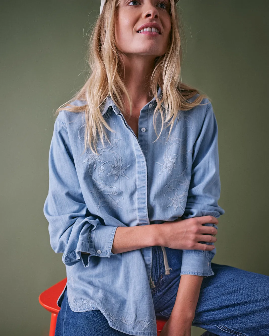 Stella Denim Blouse
