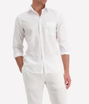 Storm Pat Men Woven Shirt in White