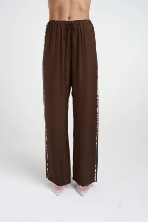 SUMMI SUMMI | Elastic Pants w/ Stripe - Nautilus Stripe