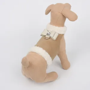 SUSAN LANCI BIG BOW BOWZER JACKET- CAMEL