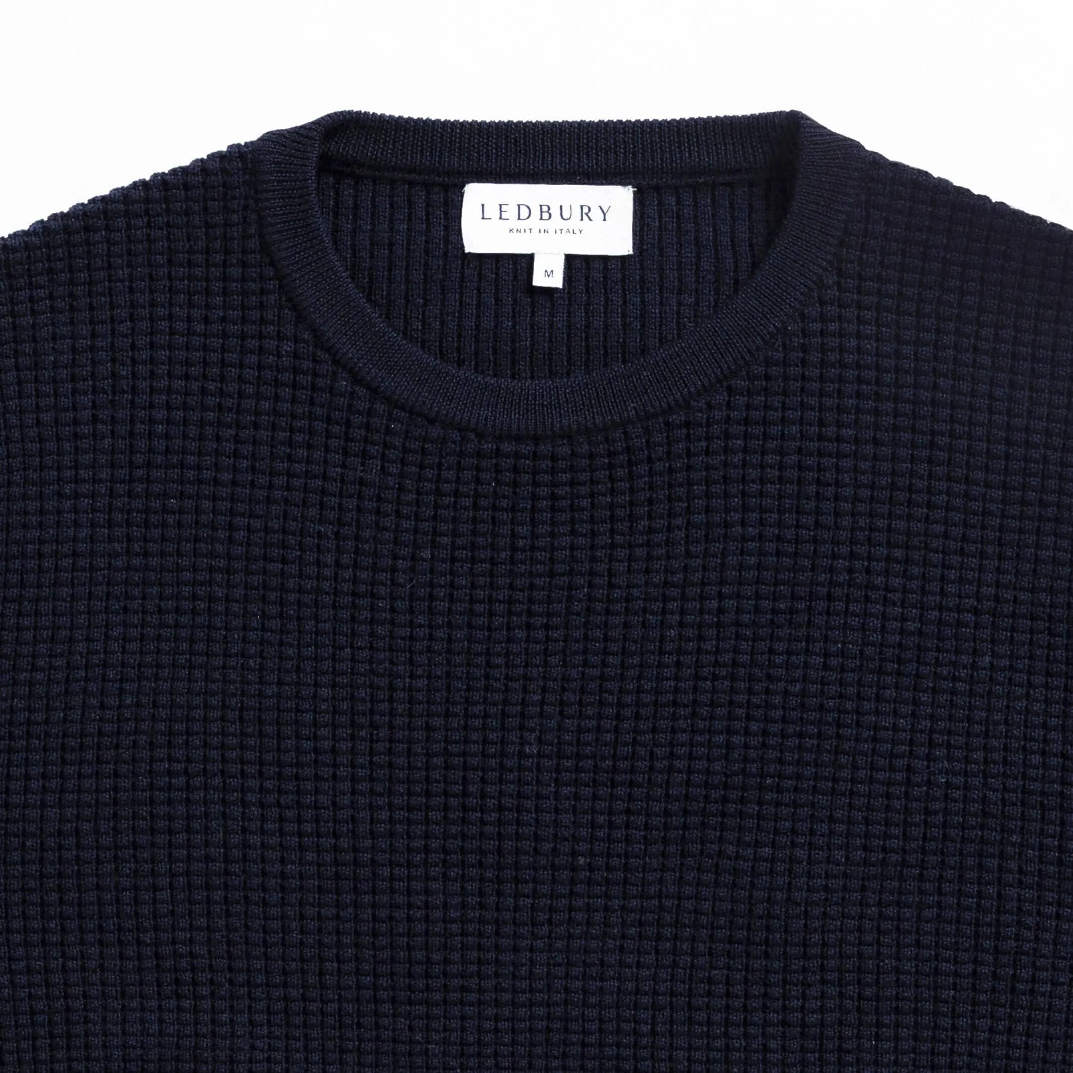 The Navy Walden Thermal Crew Sweater