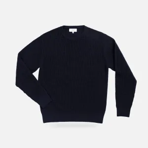 The Navy Walden Thermal Crew Sweater