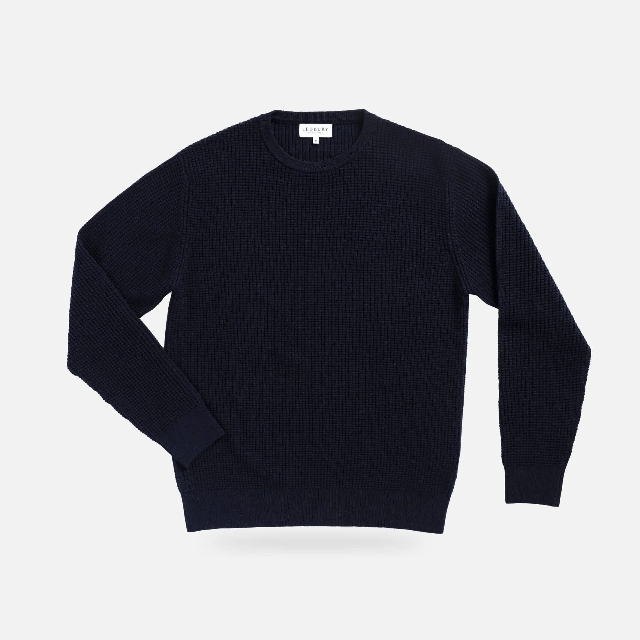 The Navy Walden Thermal Crew Sweater