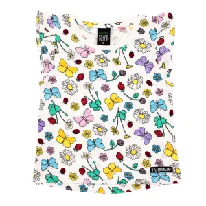 Top with ruffles- flower