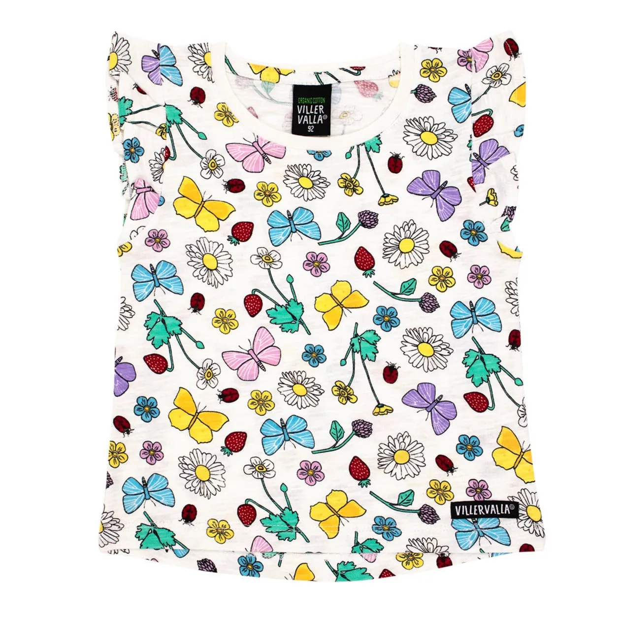 Top with ruffles- flower