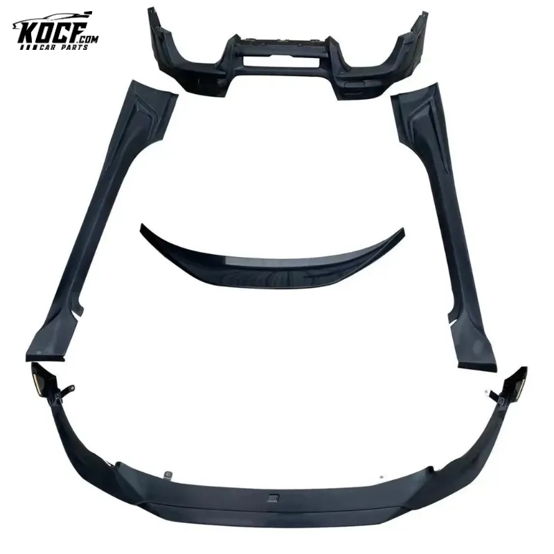 TRD-P Style Plastic PP Body kit Front Spoiler Splitter Side Skirts Diffuser Spoiler For Toyota GR86 2021 
