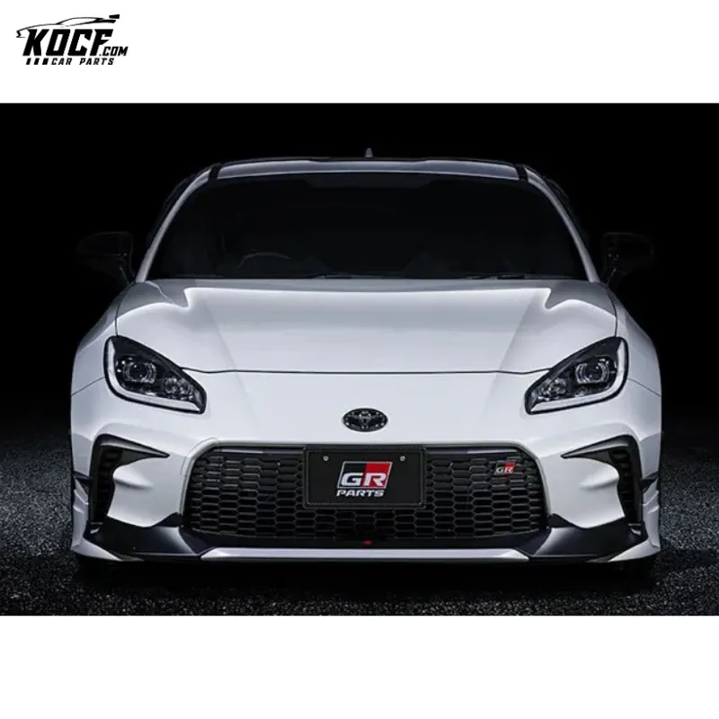 TRD-P Style Plastic PP Body kit Front Spoiler Splitter Side Skirts Diffuser Spoiler For Toyota GR86 2021 