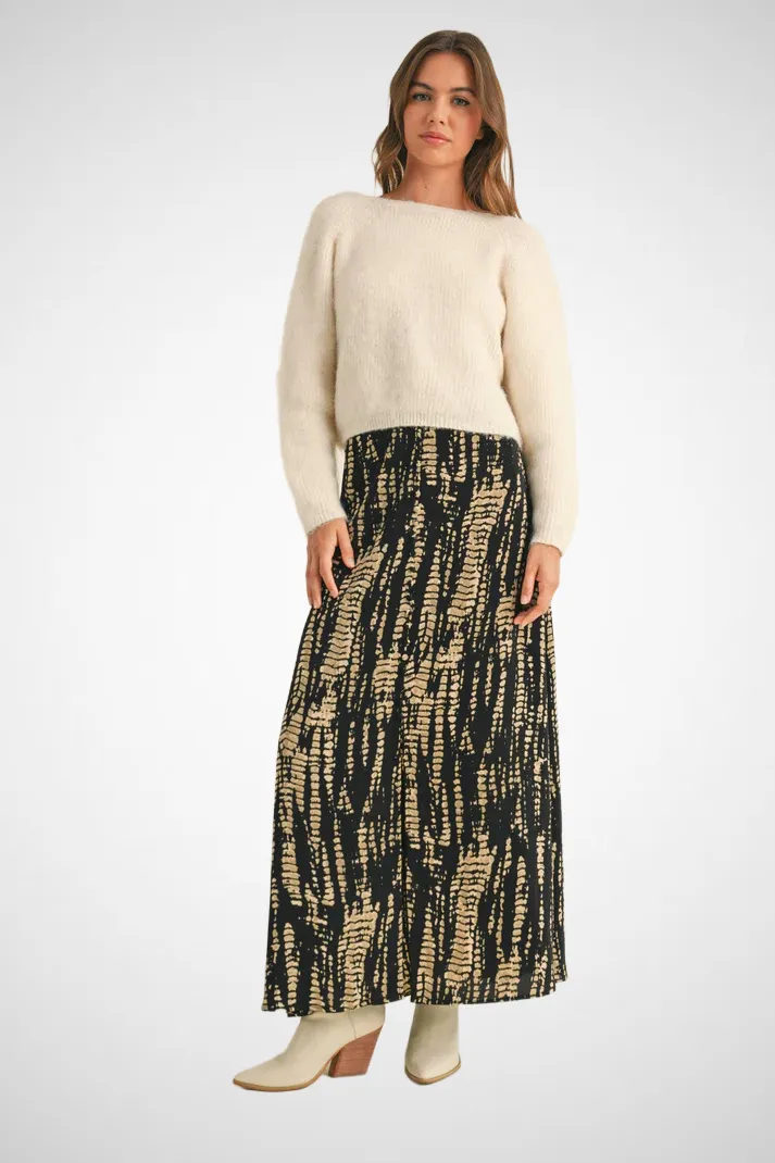Twisted Detail Reversible Sweater Top