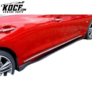 Universal style Forged Carbon Side Skirts For Infiniti Q50 2013 