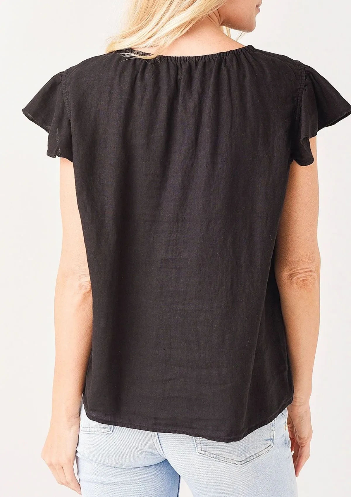 Velvet - Irene top in black
