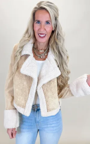 Washed Out Corduroy w/ Fur Jacket