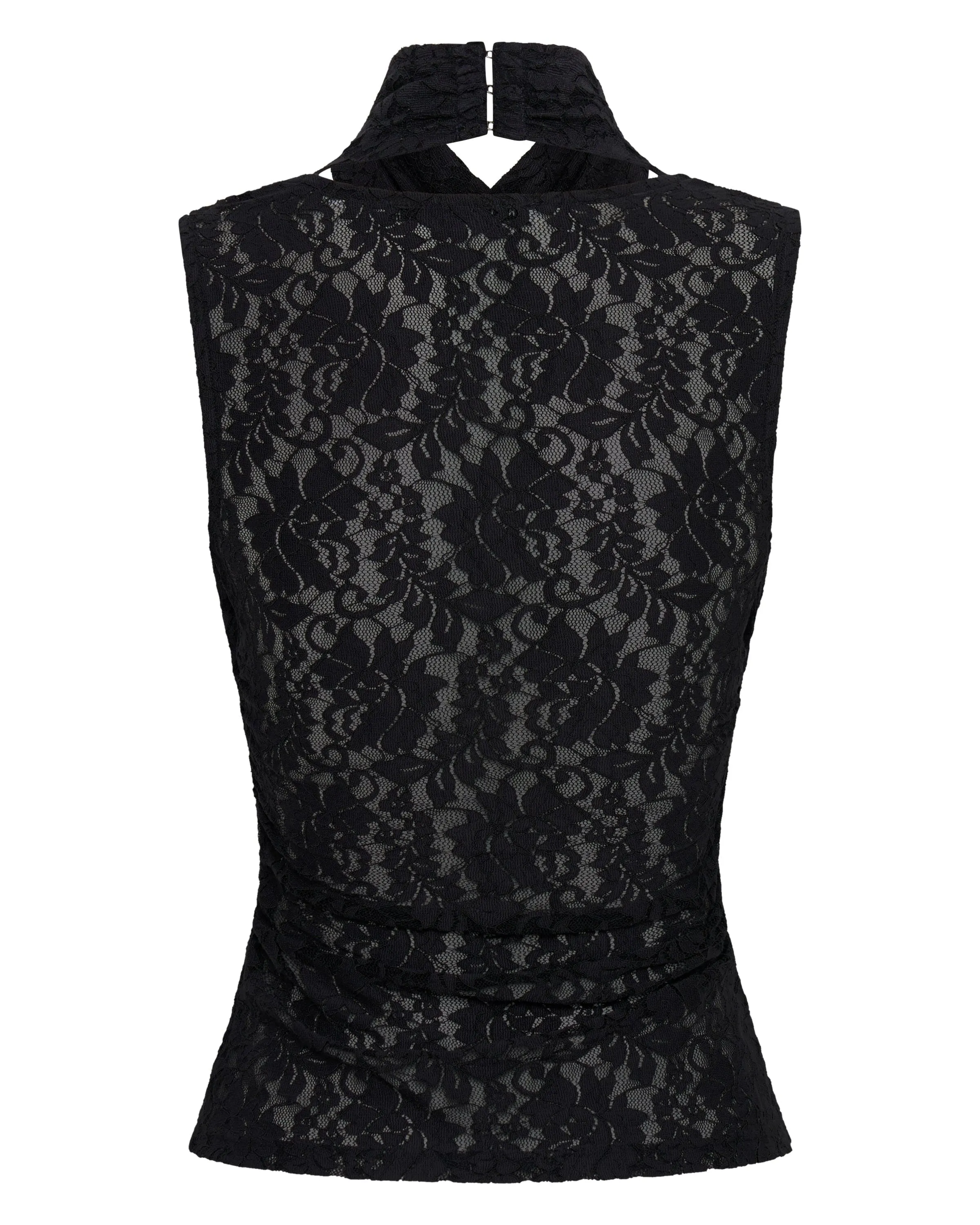 WAYWARD WRAP NECK TANK TOP | BLACK