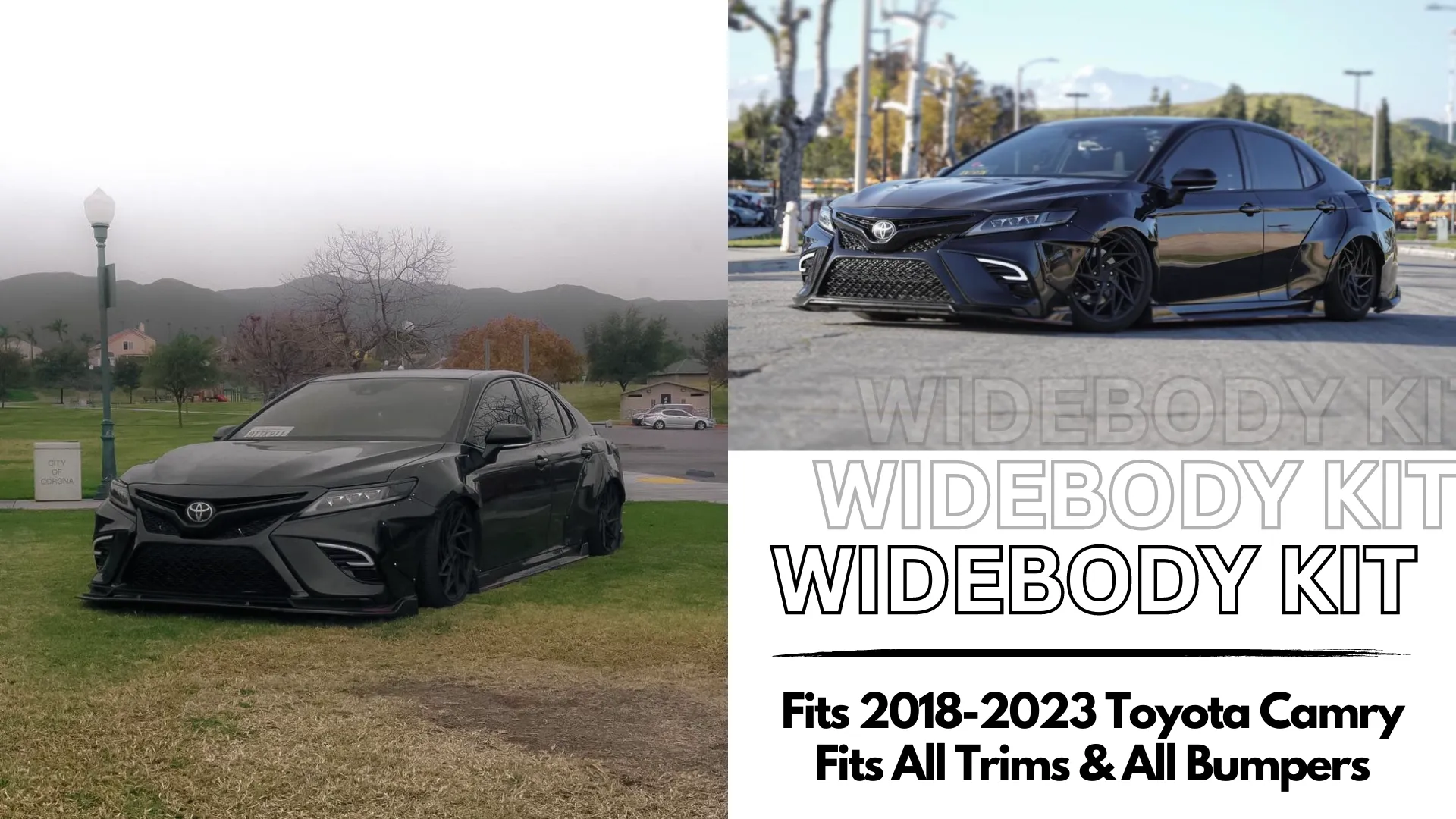 Wide Body Kit Compatible for 2018-2024 Toyota Camry - VIP Price