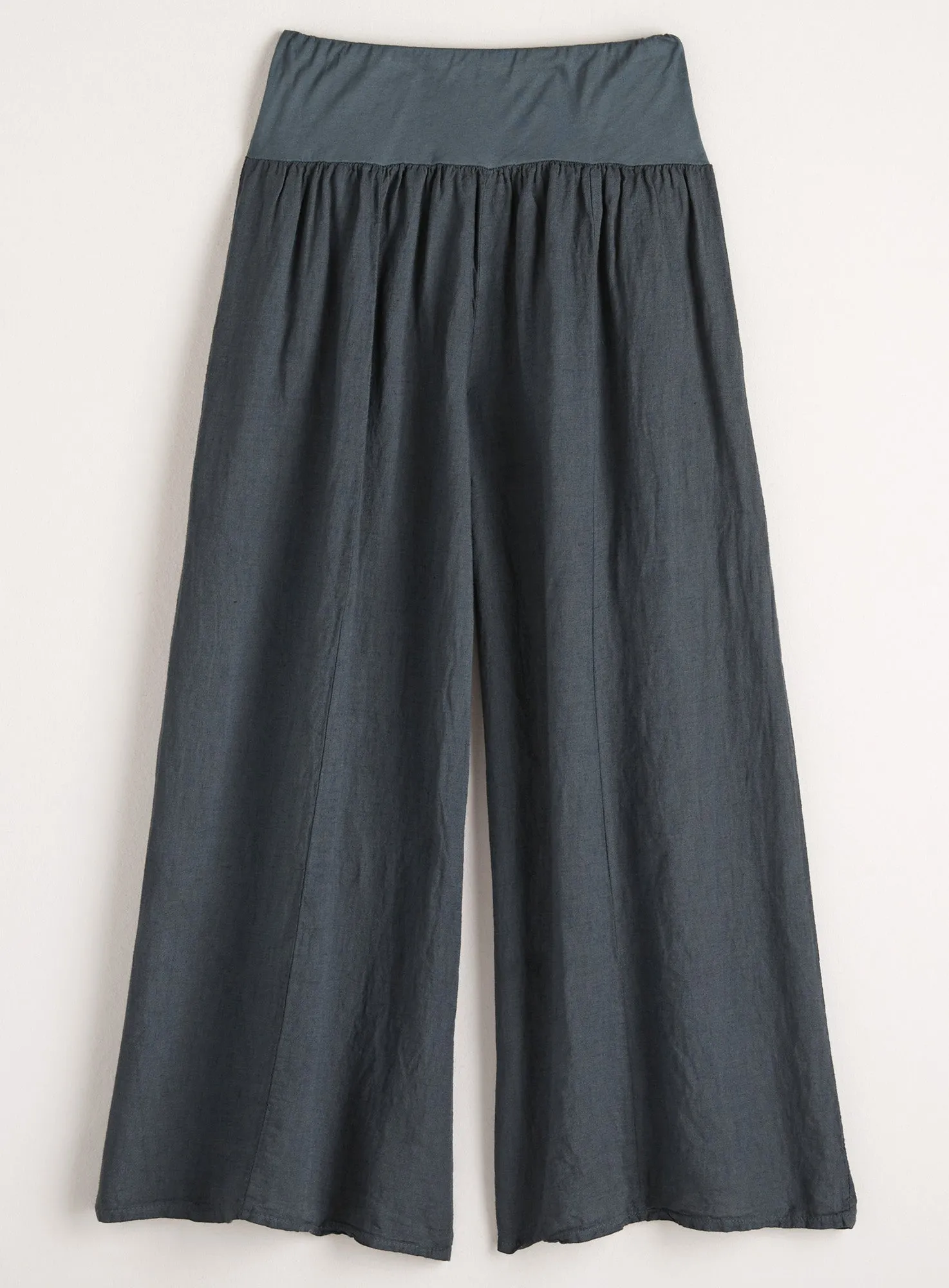 Wide-leg Italian Linen Pants FINAL SALE (No Returns)