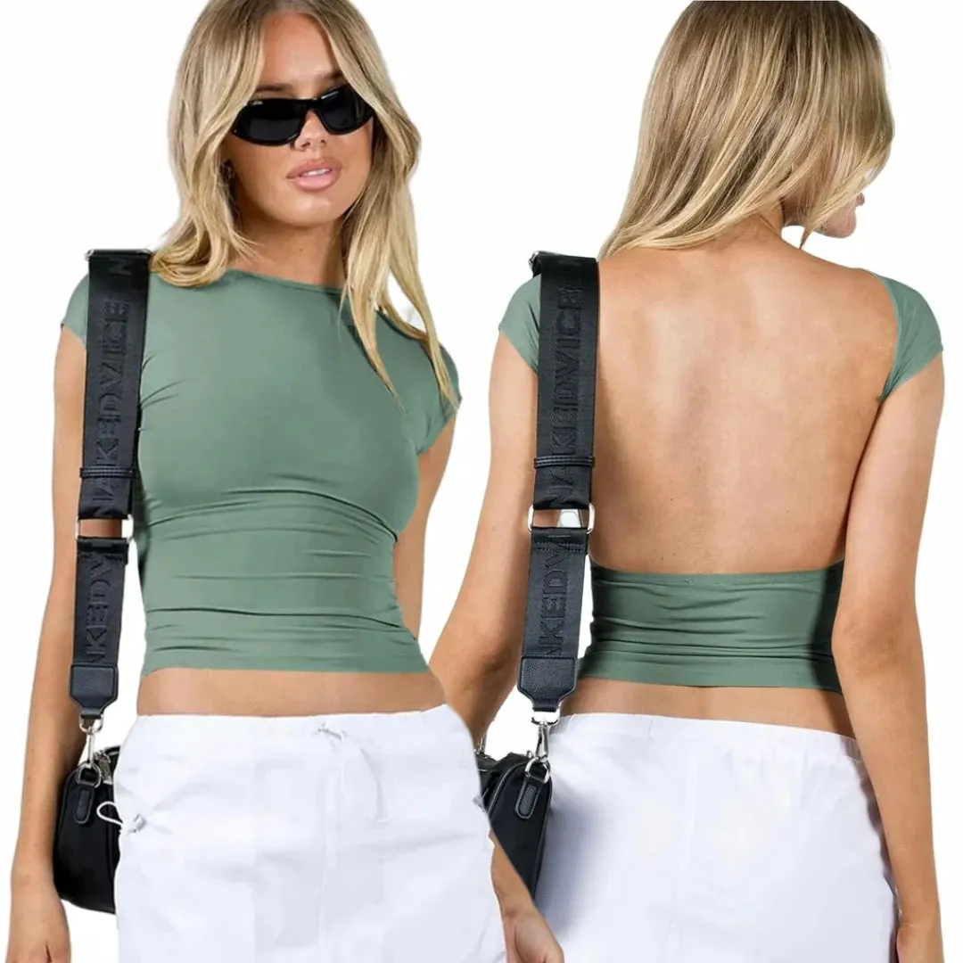 Women Backless Top