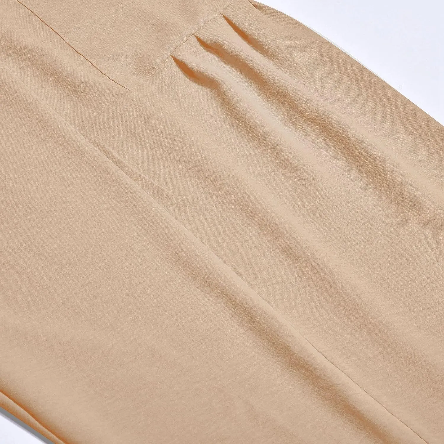 Women's Cotton Linen Summer Casual Loose Pants Low Waist Straight Loose Fit Trousers Trendy
