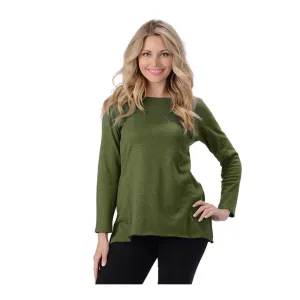 Women's Hemp Long Sleeve Fluid Top