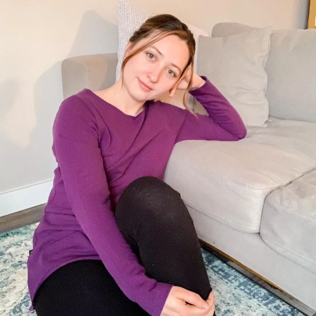 Women's Hemp Long Sleeve Fluid Top