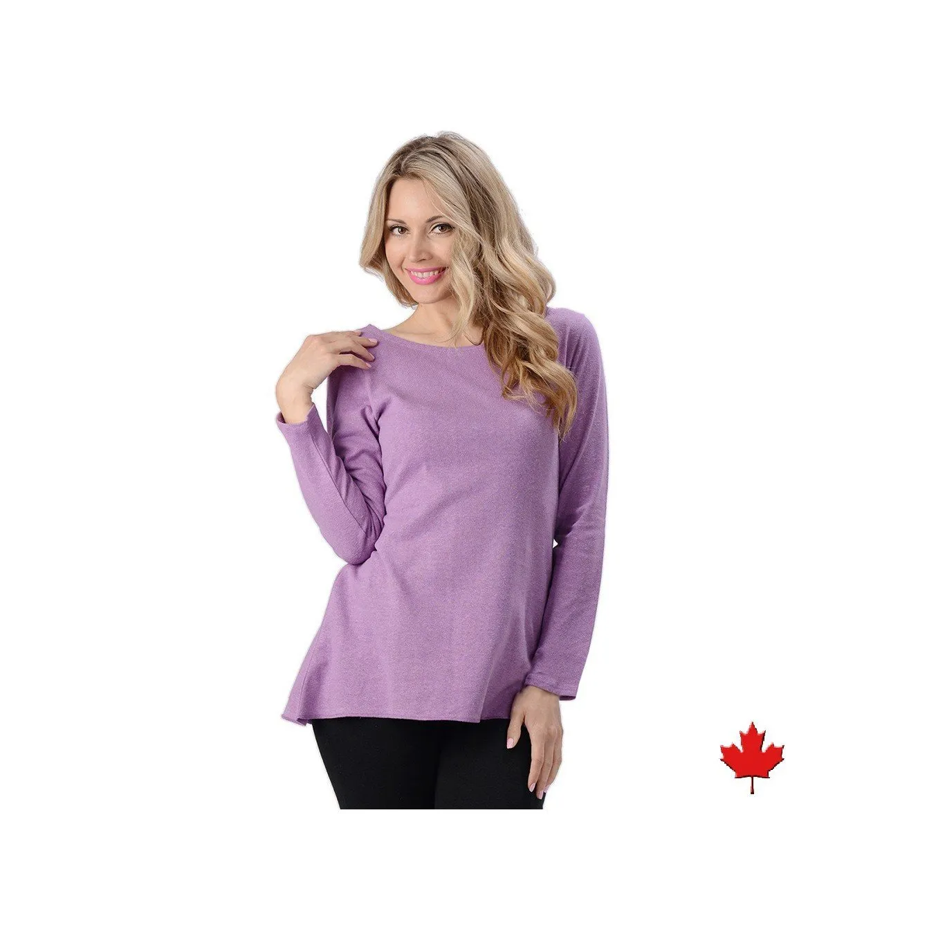 Women's Hemp Long Sleeve Fluid Top
