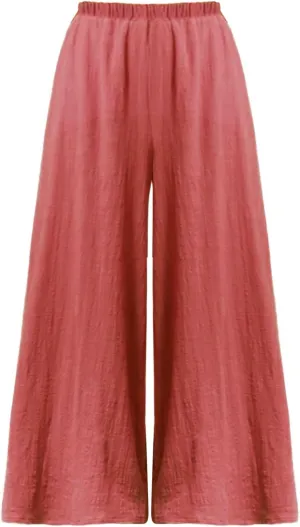 Women's Linen Summer Solid Pants Low Waist Straight Loose Fit Trousers Trendy