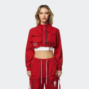 Women's Smoke Rise Red Utility Full Zip Lana Jacket True Red