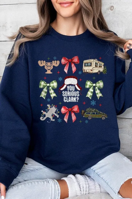 You Serious Clark Graphic Fleece Sweatshirt