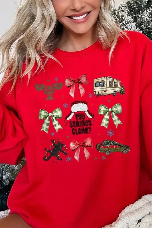 You Serious Clark Graphic Fleece Sweatshirt