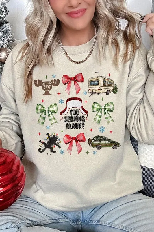 You Serious Clark Graphic Fleece Sweatshirt